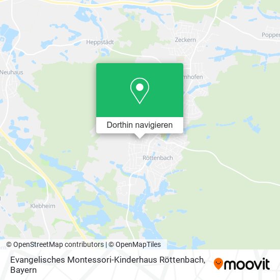 Evangelisches Montessori-Kinderhaus Röttenbach Karte