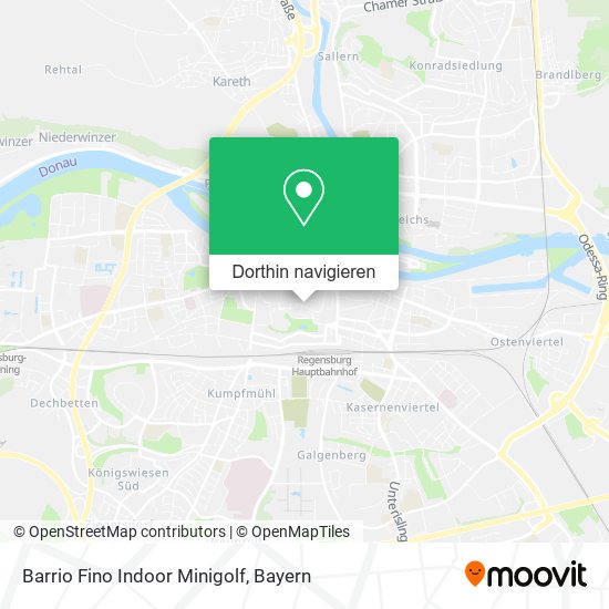 Barrio Fino Indoor Minigolf Karte