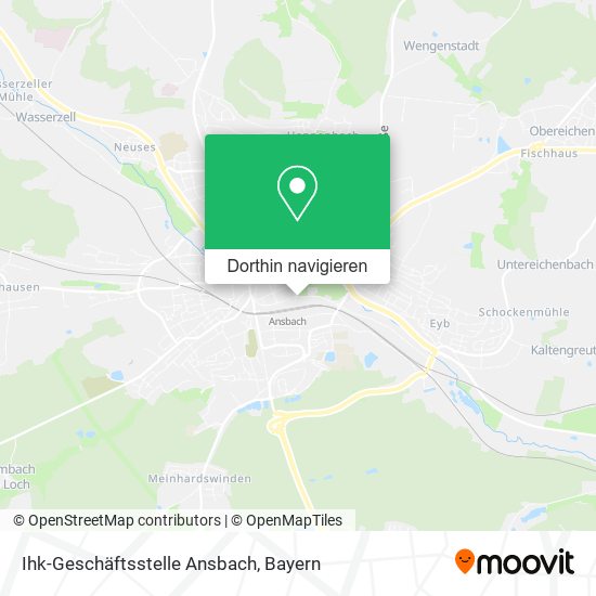 Ihk-Geschäftsstelle Ansbach Karte