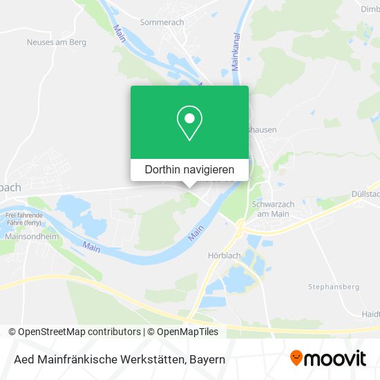 Aed Mainfränkische Werkstätten Karte