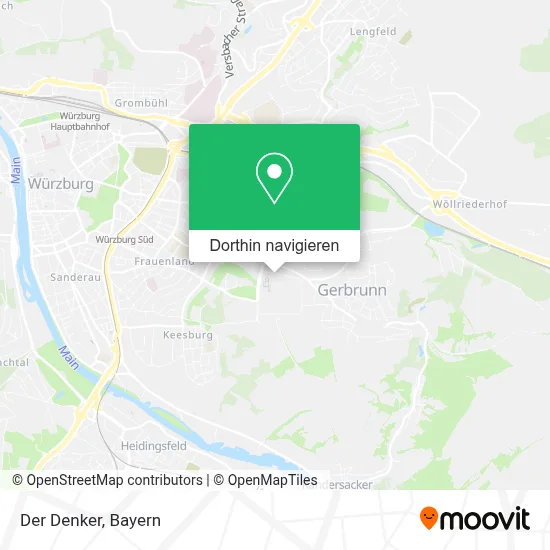 Der Denker Karte
