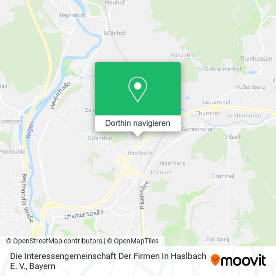Die Interessengemeinschaft Der Firmen In Haslbach E. V. Karte