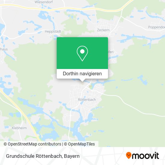 Grundschule Röttenbach Karte