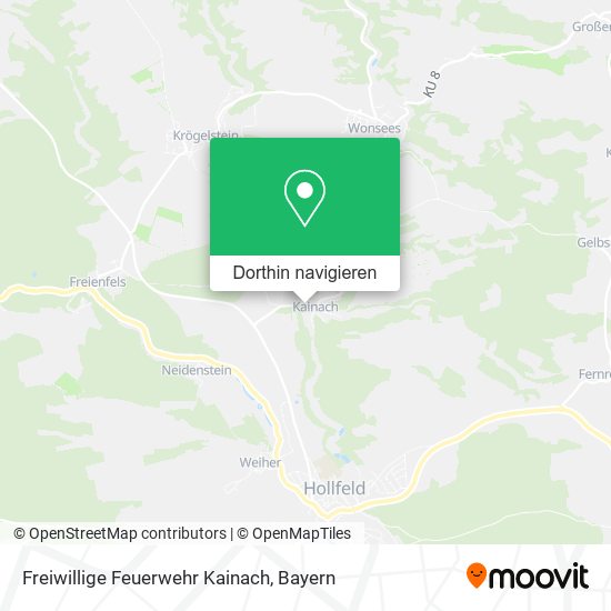Freiwillige Feuerwehr Kainach Karte