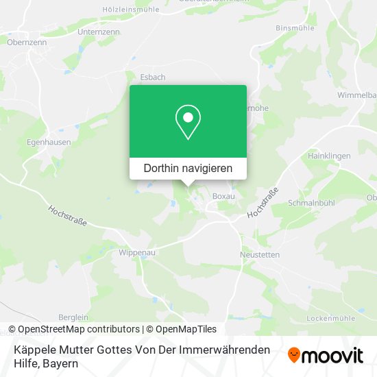 Käppele Mutter Gottes Von Der Immerwährenden Hilfe Karte
