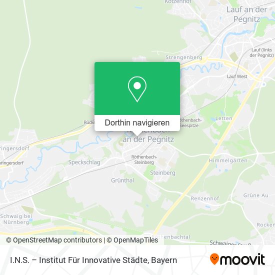I.N.S. – Institut Für Innovative Städte Karte