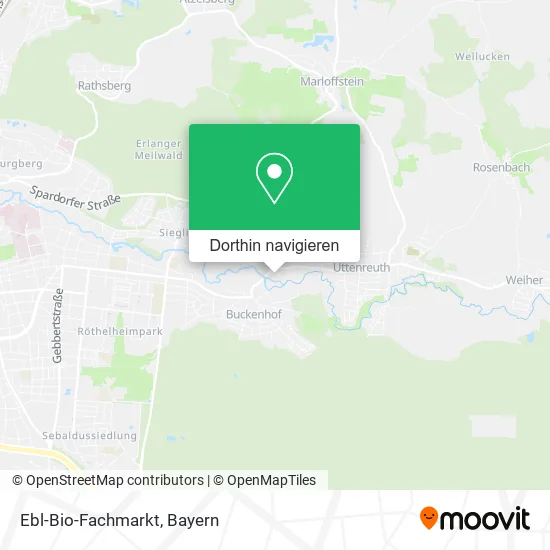 Ebl-Bio-Fachmarkt Karte