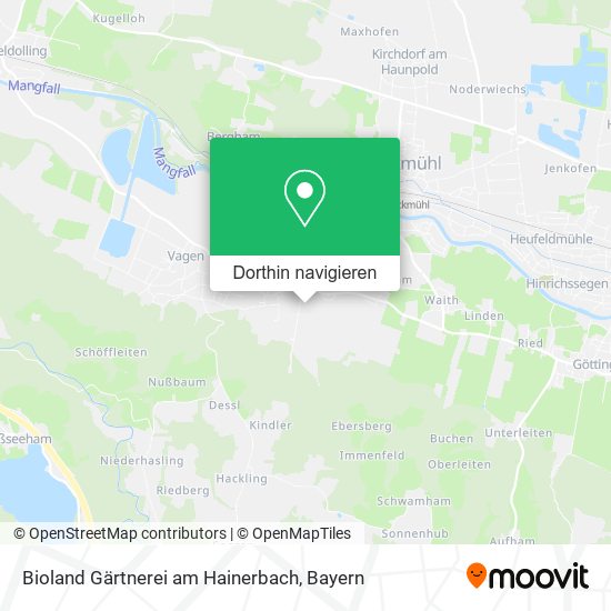 Bioland Gärtnerei am Hainerbach Karte