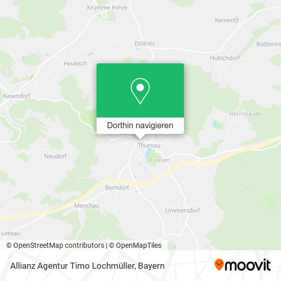Allianz Agentur Timo Lochmüller Karte