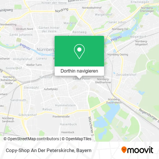 Copy-Shop An Der Peterskirche Karte