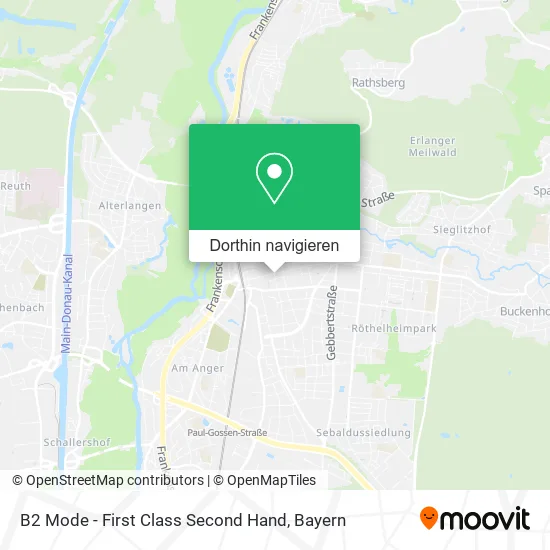 B2 Mode - First Class Second Hand Karte