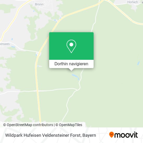 Wildpark Hufeisen Veldensteiner Forst Karte