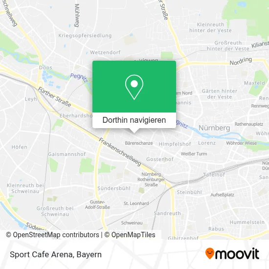 Sport Cafe Arena Karte