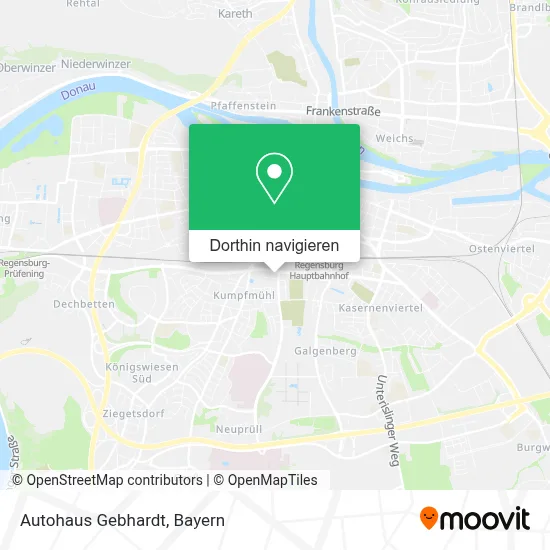 Autohaus Gebhardt Karte