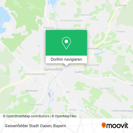 Geisenfelder Stadt Oasen Karte