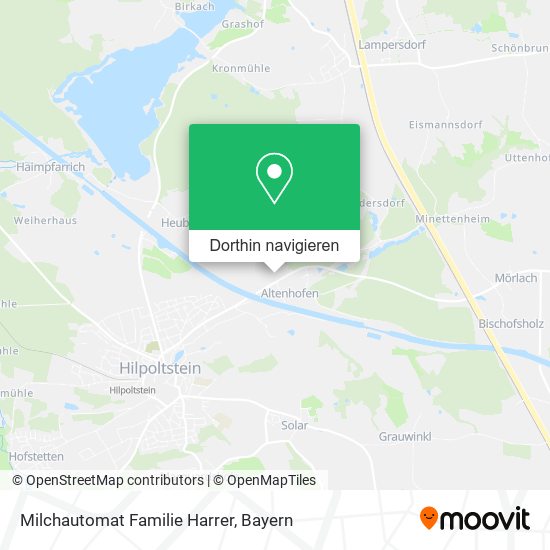 Milchautomat Familie Harrer Karte