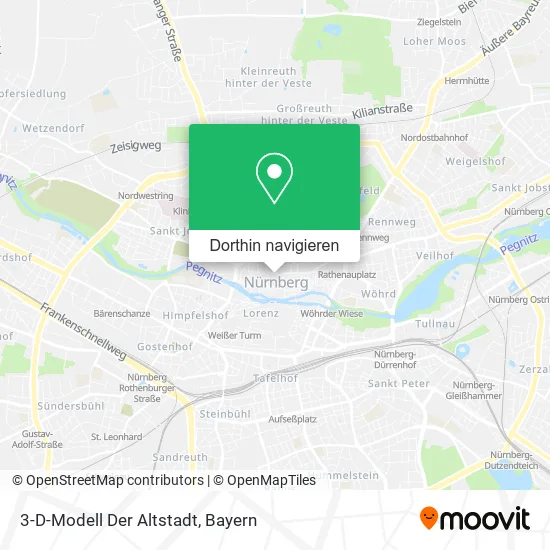 3-D-Modell Der Altstadt Karte