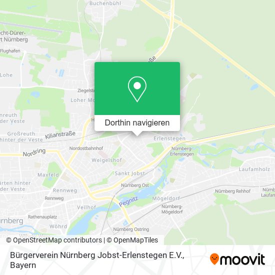 Bürgerverein Nürnberg Jobst-Erlenstegen E.V. Karte