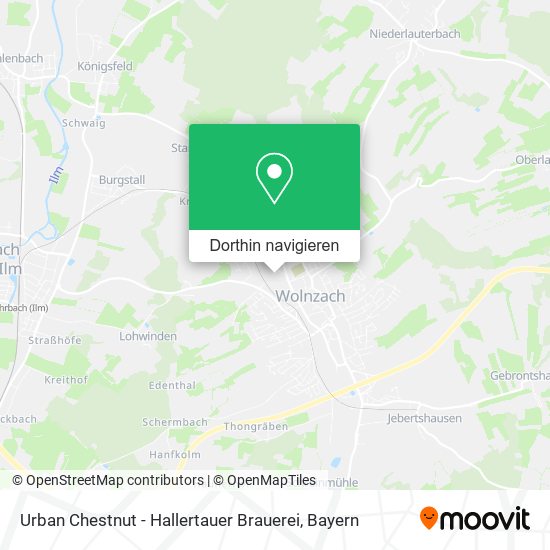Urban Chestnut - Hallertauer Brauerei Karte