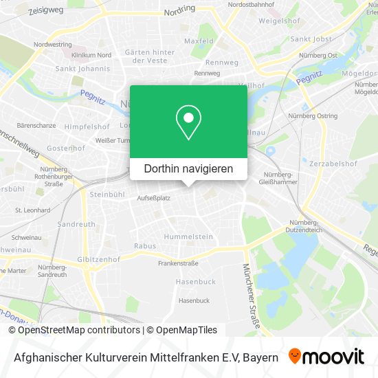 Afghanischer Kulturverein Mittelfranken E.V Karte