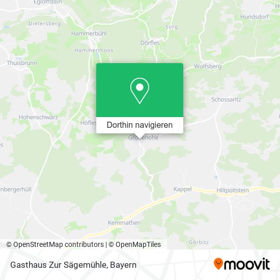 Gasthaus Zur Sägemühle Karte