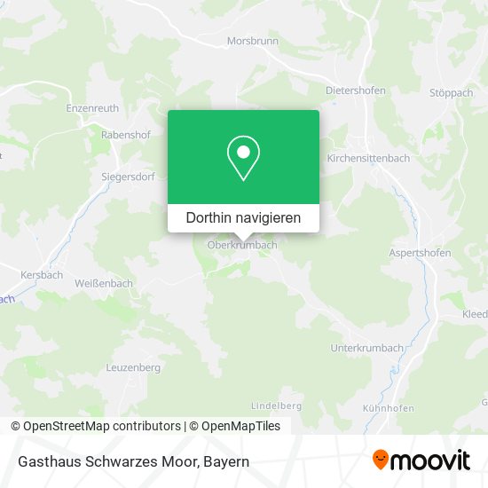 Gasthaus Schwarzes Moor Karte