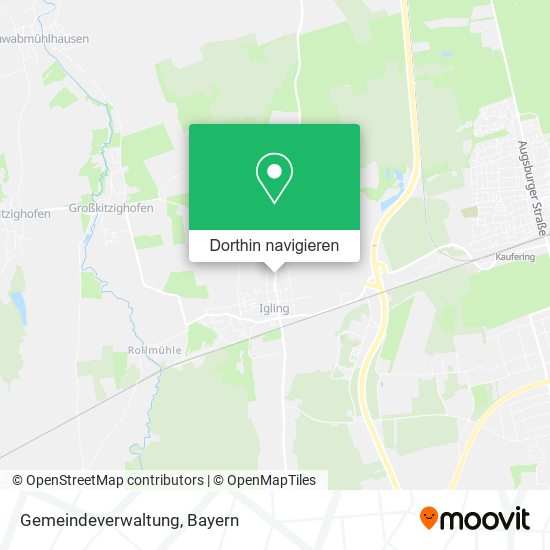 Gemeindeverwaltung Karte