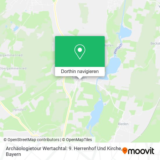 Archäologietour Wertachtal: 9. Herrenhof Und Kirche Karte