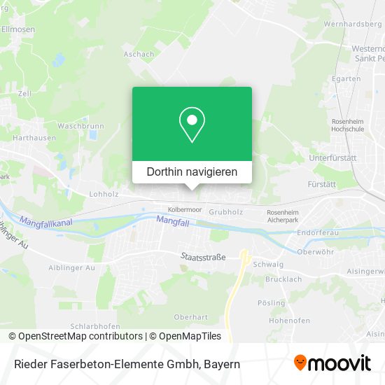 Rieder Faserbeton-Elemente Gmbh Karte