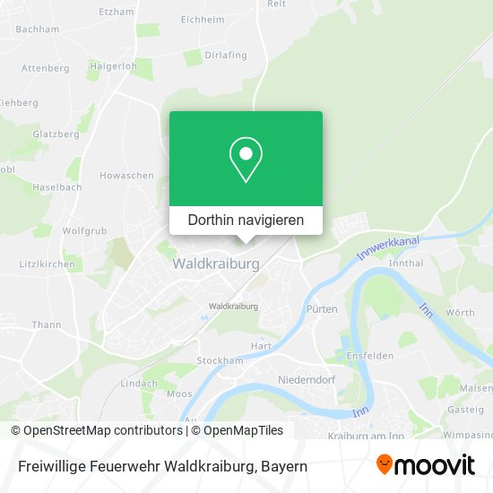Freiwillige Feuerwehr Waldkraiburg Karte
