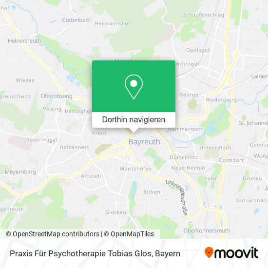 Praxis Für Psychotherapie Tobias Glos Karte