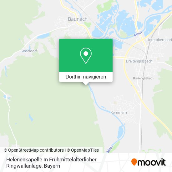 Helenenkapelle In Frühmittelalterlicher Ringwallanlage Karte