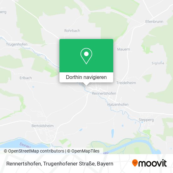 Rennertshofen, Trugenhofener Straße Karte