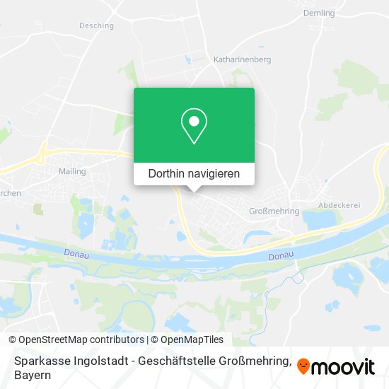 Sparkasse Ingolstadt - Geschäftstelle Großmehring Karte