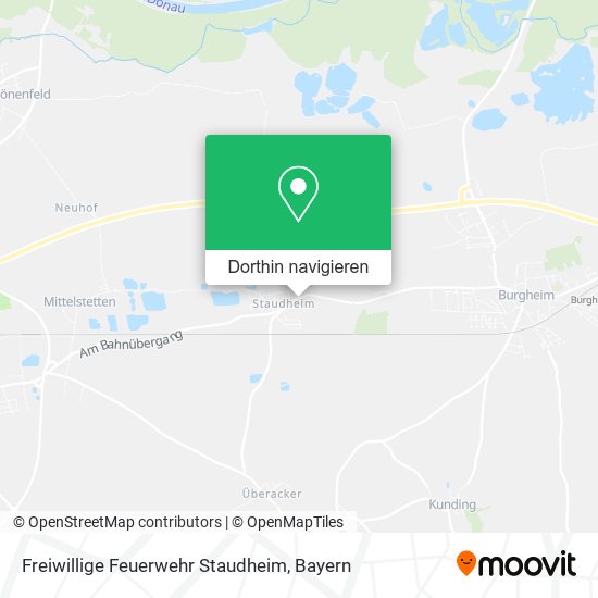 Freiwillige Feuerwehr Staudheim Karte