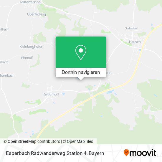 Esperbach Radwanderweg Station 4 Karte