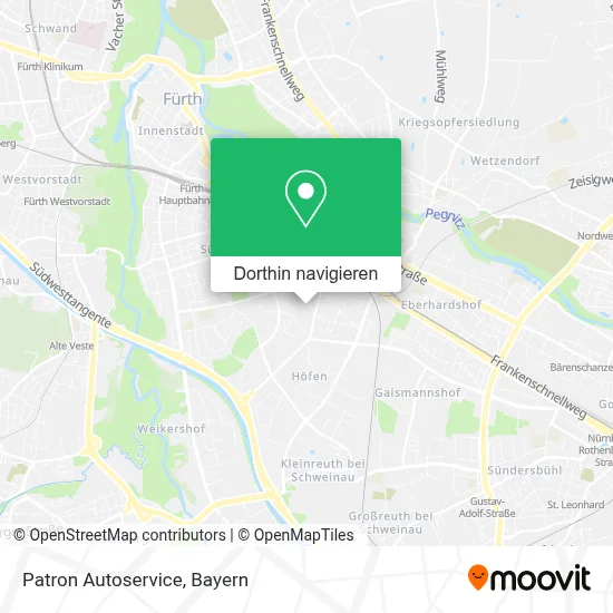 Patron Autoservice Karte