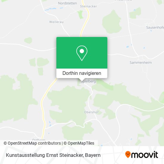 Kunstausstellung Ernst Steinacker Karte
