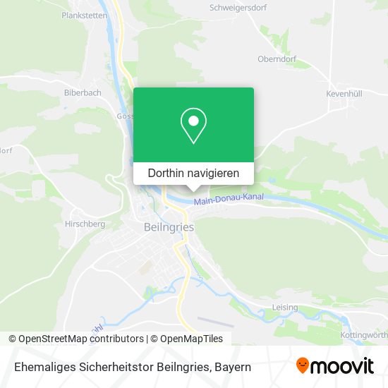 Ehemaliges Sicherheitstor Beilngries Karte