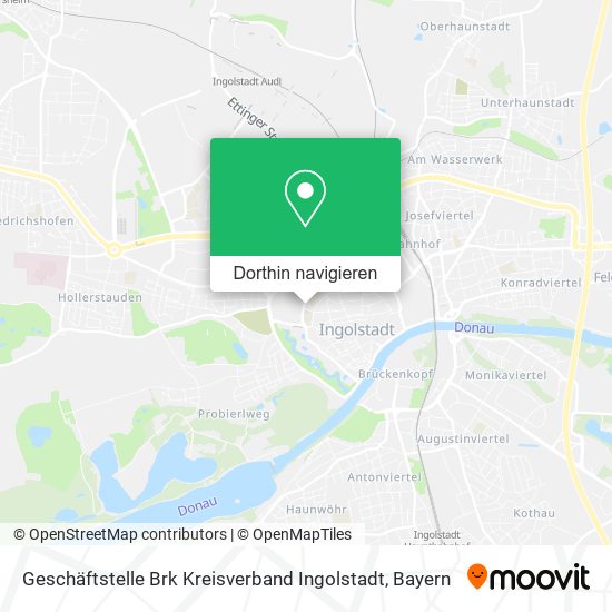 Geschäftstelle Brk Kreisverband Ingolstadt Karte