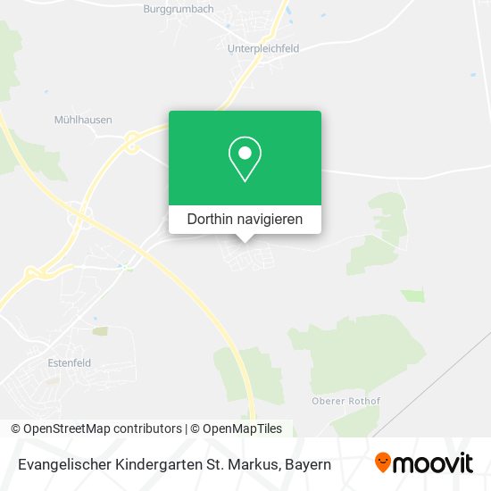 Evangelischer Kindergarten St. Markus Karte