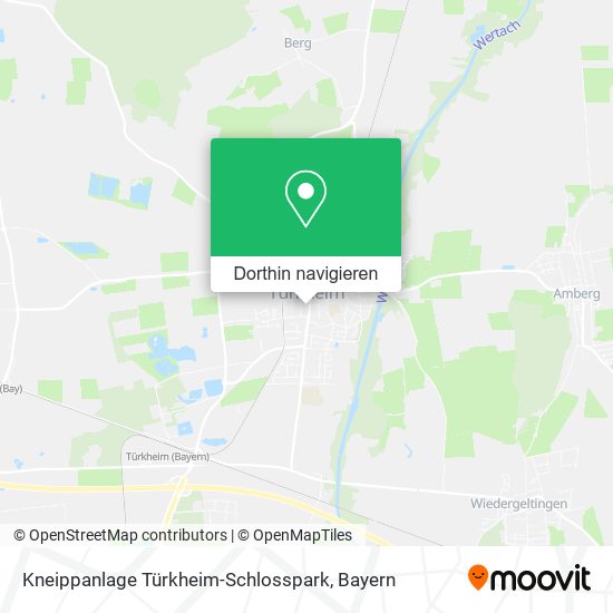 Kneippanlage Türkheim-Schlosspark Karte