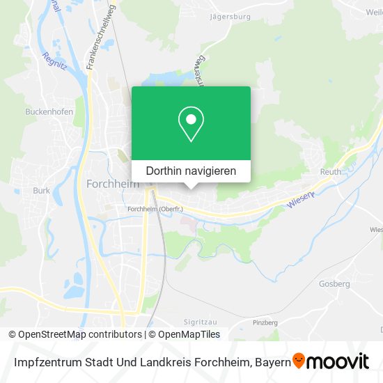 Impfzentrum Stadt Und Landkreis Forchheim Karte