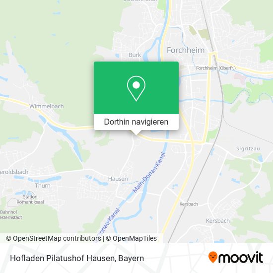 Hofladen Pilatushof Hausen Karte