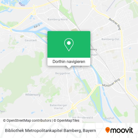 Bibliothek Metropolitankapitel Bamberg Karte