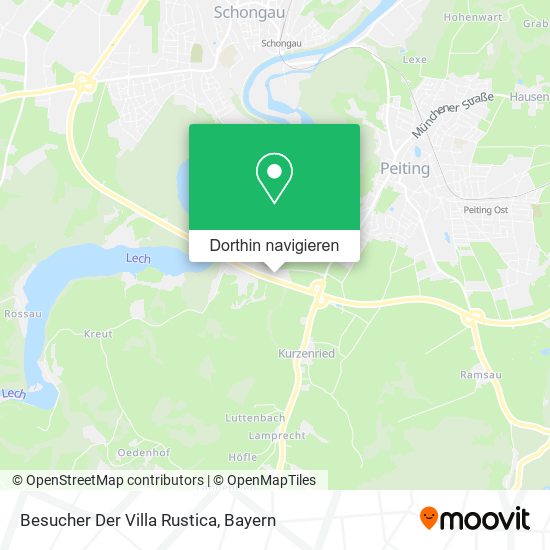 Besucher Der Villa Rustica Karte