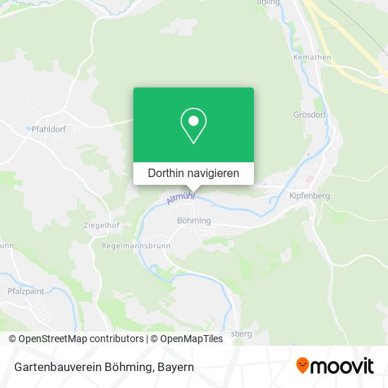Gartenbauverein Böhming Karte