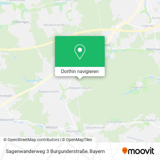 Sagenwanderweg 3 Burgunderstraße Karte