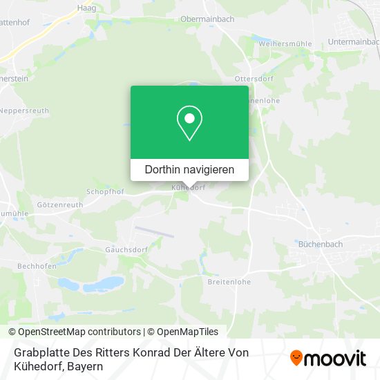 Grabplatte Des Ritters Konrad Der Ältere Von Kühedorf Karte