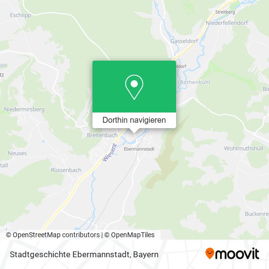 Stadtgeschichte Ebermannstadt Karte